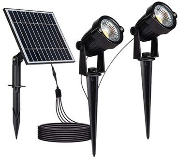 V-tac VT-11031 Solar Spike - Verlichting - IP65 - 90x2 Lumen - Zwart