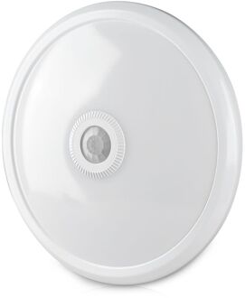 V-tac VT-13-N plafonnière met LED PIR - Samsung - IP20 - 290mm - Wit - 12W - 900 Lumen - 4000K