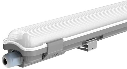 V-tac VT-15028 LED TL-armatuur met buizen - IP65 - Wit - 22W - 2000 Lumen - 6400K - 150CM Zwart