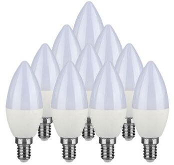 V-tac VT-1818-N E14 LED Base Lamp - 3.7W - Warm - Wit - 3000K - SMD - 37x100mm - IP20 - Bundel - van - 10