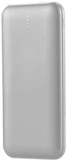 V-tac VT-3527-S Power Banks met LED-scherm - Zilveren behuizing - 10000mAh Zilverkleurig