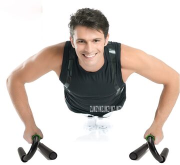 V1702 S-type Push-Up Beugel Anti-Slip Push Up Stands Frame Buikspier Oefening Training Thuis gym Fitness Apparatuur