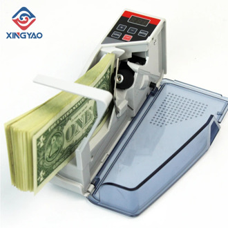 V40 Mini Portable Handy Currency Counter Machine Money Cash Counting Machine Banknote Counting,