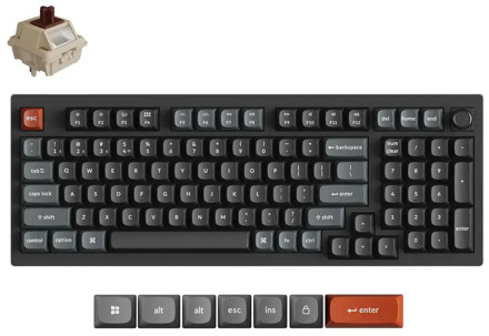 V5 Ultra 8K brown toetsenbord