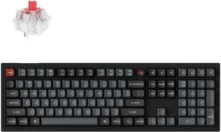 V6 8K red toetsenbord