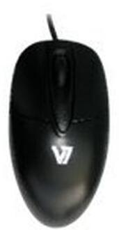 V7 M30P10-7E Standaard USB Optische Muis - Zwart