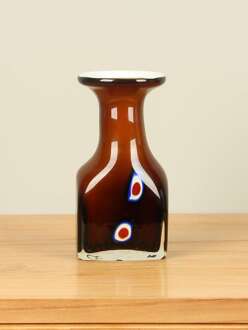 Vaas bruin glas VA031, 20 cm