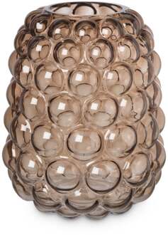 Vaas bubbels - grijs - ø21x25 cm