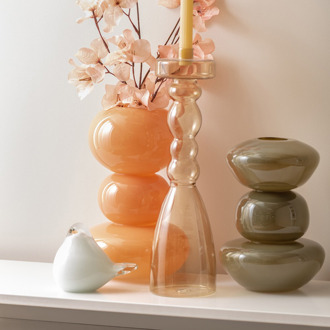 Vaas Bubbles - Groen - 18x18x25cm