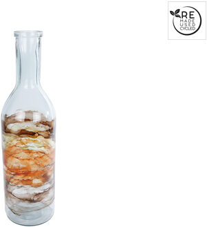 Vaas "Caldron" M antique art glas multi