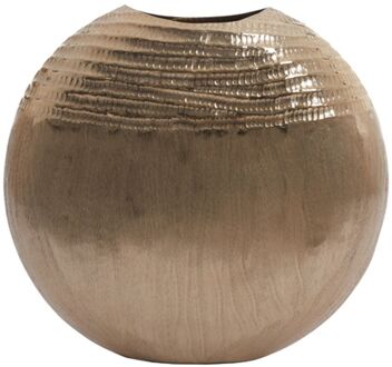 Vaas deco 46x13x44 cm MAZAN goud Geel