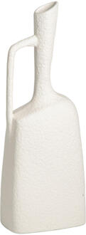 Vaas Dust - Off-white - 42x15x10 Cm - Keramiek - Crème
