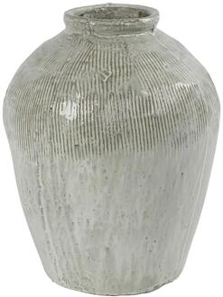 Vaas Gayle wit/groen 23,5xH30,5cm