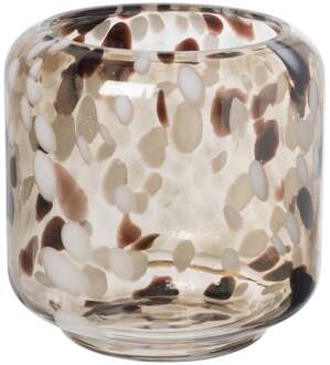 Vaas gewolkt - bruin - ø15x15 cm