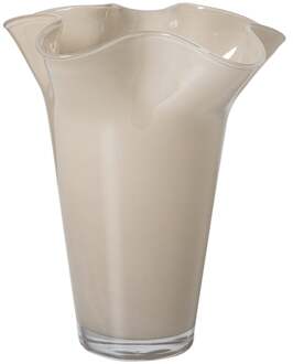 Vaas golf - beige - ø20.5x24.5 cm