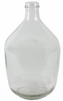 vaas - helder transparant - glas - XL fles - D23 x H38 cm
