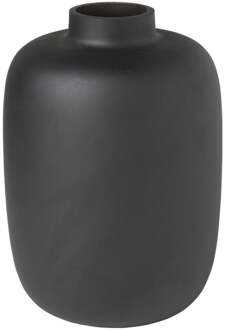 Vaas - mat zwart - ⌀13x18 cm