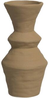 Vaas Nora - Bronskleurig - 24,5xØ12,3 Cm - Keramiek - Bruin#Bronskleurig - H24.5 Cm