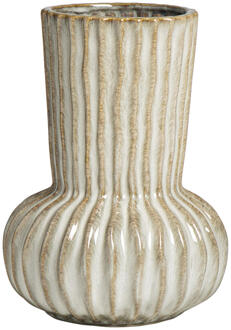 Vaas Oli - Bruin - 25xØ17,5 Cm - Keramiek - Beige