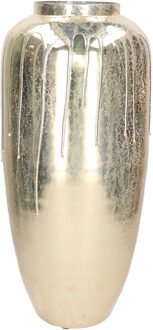 Vaas Oman Drip - goud - glas - D24 x H53 cm
