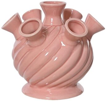 Vaas Porselein Roze 18 Cm