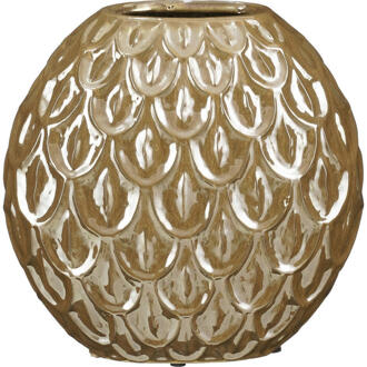 Vaas Quinn - 28x27x14 Cm - Keramiek - Bruin