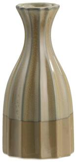 Vaas Retro - - 18,5xØ9 Cm - Keramiek - Groen