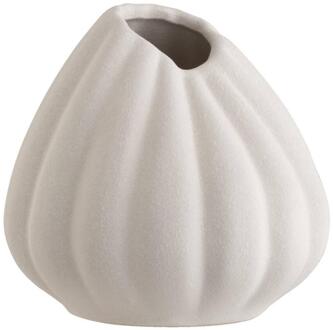 Vaas Sereen - Off-white - 12,7xØ13,5 Cm - Keramiek - Wit#Crème - B12.7 Cm