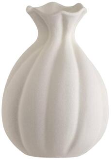 Vaas Sereen - Off-white - 25,2xØ18,2 Cm - Keramiek - Wit#Crème - B25.2 Cm