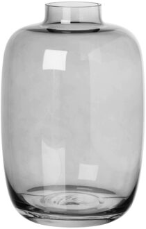 Vaas smoked middel - ø15x23 cm - grijs