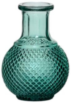 Vaas Sunny Fles Mini Blauw Groen H11,5 D8,5 Cm