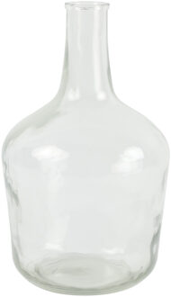 Vaas - transparant helder - glas - XL fles - D25 x H42cm