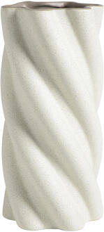 Vaas Twist - Off-white - 29,8xØ14,2 Cm - Keramiek - Crème - H29.8 Cm