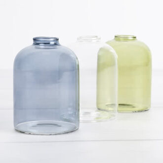 Vaasjes doorzichtig - set van 6