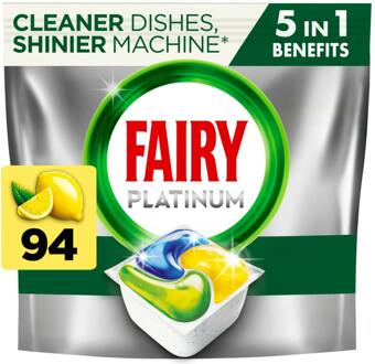Vaatwastabletten Fairy (Dreft) All In One Dishwasher Tablets Platinum Lemon 94 st