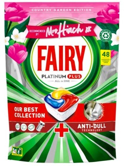 Vaatwastabletten Fairy (Dreft) Platinum Plus Dishwasher Tablets Wildflowers 48 ml