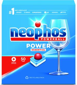 Vaatwastabletten Neophos Powerball Essentieel 50 st