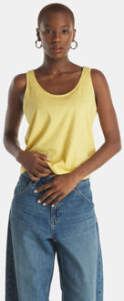 Vacationer Boxy Tank Top Dames Geel - XS