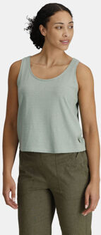 Vacationer Boxy Tank Top Dames Groen - L
