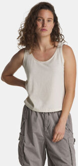 Vacationer Boxy Tank Top Dames Wit - M