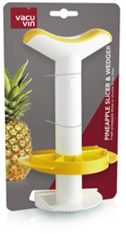 Vacu Vin Ananassnijder Ringen En Stukjes - Wit / Geel