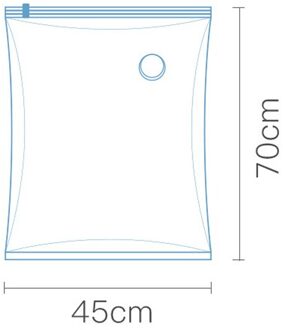 Vacuüm Compressie Zak Zuig-Gratis Opbergtas Verdikte Drie-Dimensionale Kleding Sorteren En Verpakking Huishoudelijke Vacuümzak 45x70cm