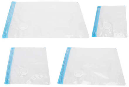 Vacuüm Opbergtas Gecomprimeerde Verzegelde Tas Met 3.5Cm Draad Luchtinlaat 4 Size XL 45 x 32CM