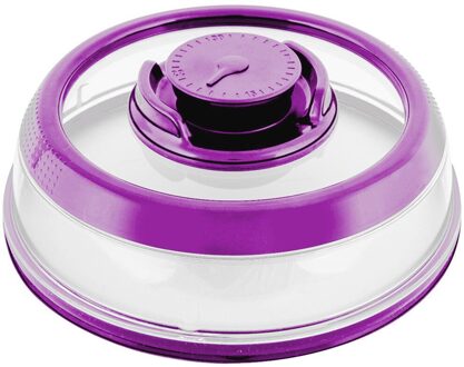 Vacuüm Voedsel Sealer Cover Keuken Instant Vacuüm Voedsel Sealer Verse Cover Koelkast Schotel Covers Topper Dome Keuken Tool Paars