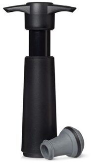 vacuümpomp met afsluitdop Zwart