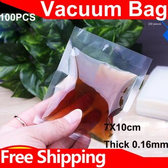 Vacuümzak Keuken Food Vacuum Sealer Bag 7X10cm Dikke 0.16Mm Opslag Vacuüm Verpakking Zakken Voedsel Verpakking Bag