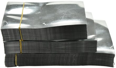 Vacuümzak Sealer Voedsel Opslag Pakket Zilver Aluminiumfolie Mylar Zak 100 Pcs Uitstekende 7*10 cm