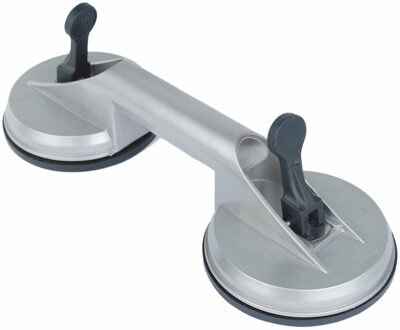 Vacuumheffer glasdrager - kunststof - max 70 kilo - diameter 11,5 cm