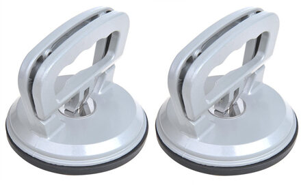 Vacuumheffer - Set van 2x stuks - 1 zuignap tot 50 kg - glasheffer - glasdrager