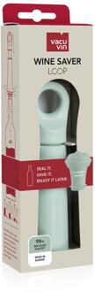 VacuVin Vacu Vin Wine Saver Loop + stopper Jade groen